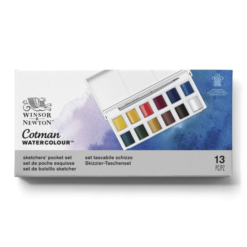 Winsor Newton Cotman Water Colour Sketchers Pocket Box Set Of