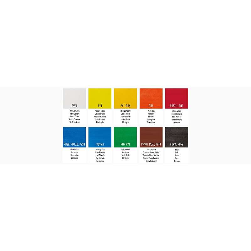 Winsor & Newton Gouache Colour - Set of 10 X 12ML