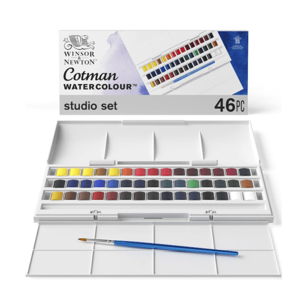 Winsor & Newton Cotman Watercolour Studio Set (46pc)