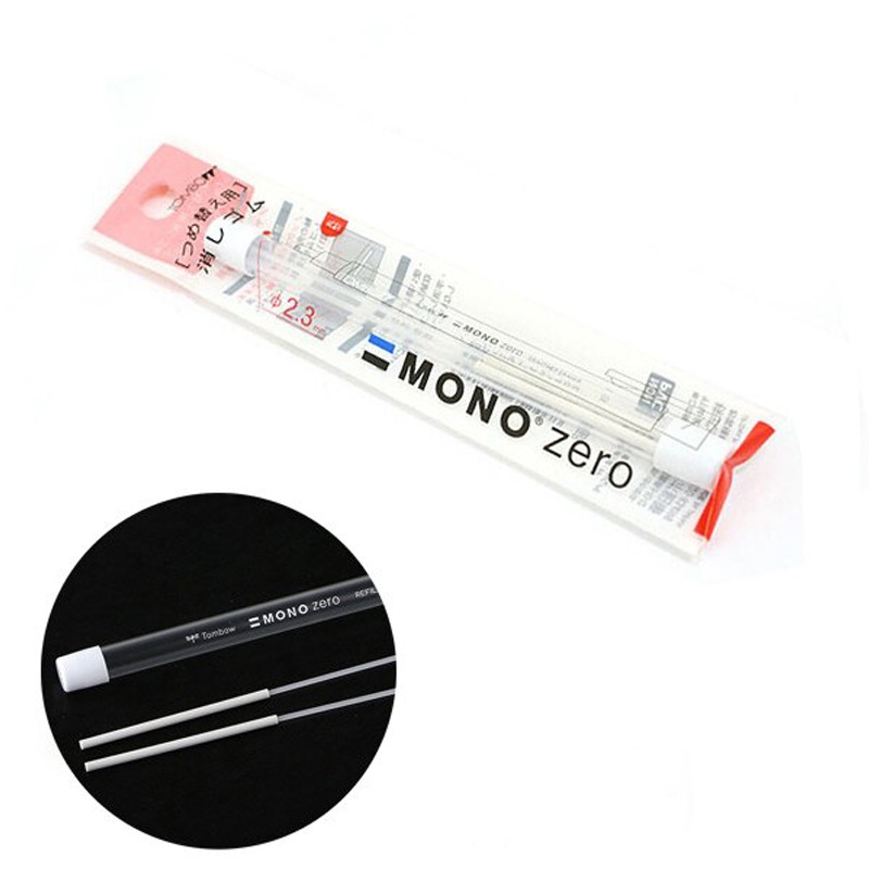 Tombow Mono Zero Eraser - Black - Round