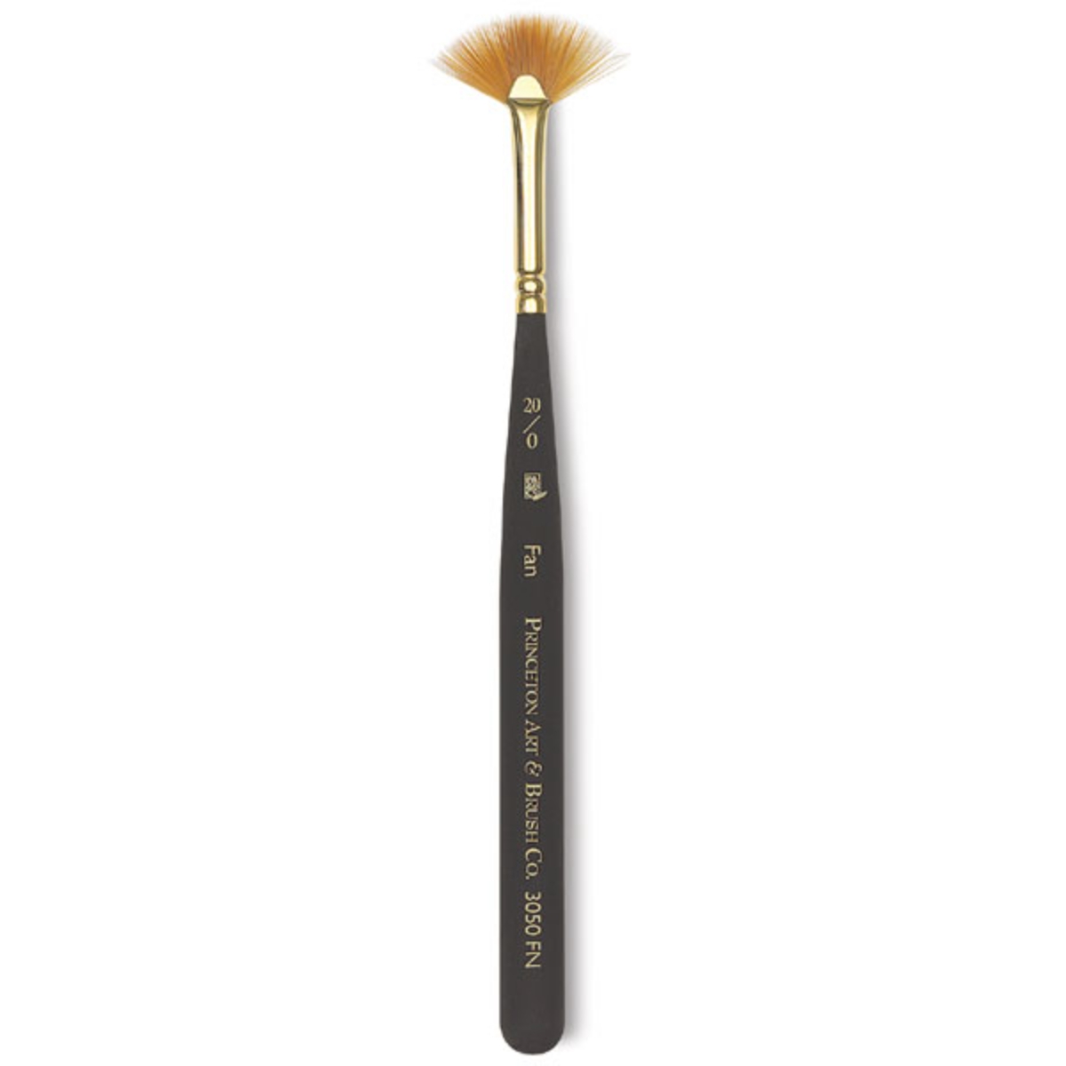 Princeton Mini Brush - Fan, Mini Handle, Size 12/0