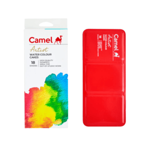 Camel Artists' Watercolour Cakes - Set of 18