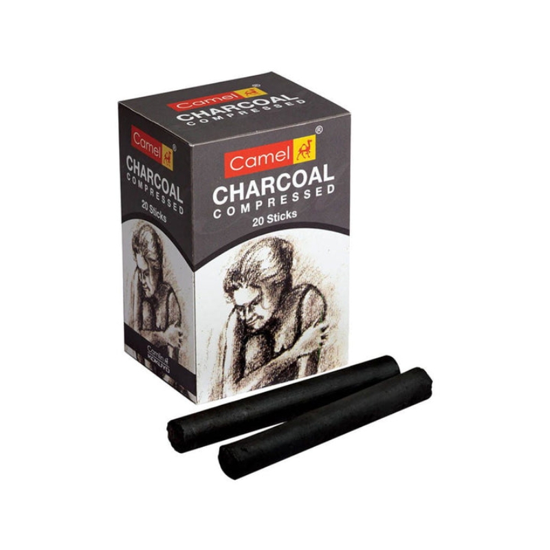 compressed charcoal art