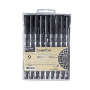Brustro Technical Pens - Set of 9