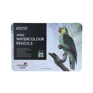 72 Watercolor Pencil in Tin Box Water-Soluble Drawing Color Pencil