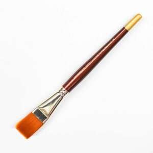 Camlin Synthetic Gold Flat Brushes Short Handle Series - 12