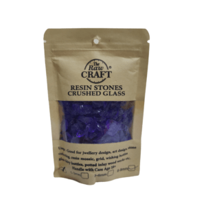 Resin Stone Crushed Glass - Purple