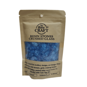 Resin Stone Crushed Glass - Sky Blue